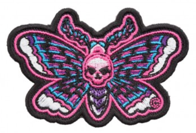 Skulled Pink Spotted Hawkmoth Patch